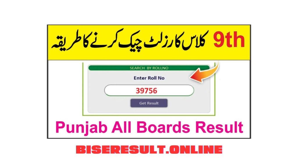 9th class result 2024 punjab board