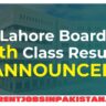 bise lahore 9th class result 2024